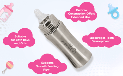 Stylo Stainless Steel feeding bottle