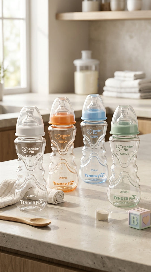 Curvy Bottle With 2 LSR Nipples