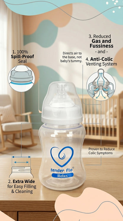 Tenderflo Relax Baby Feeding Bottle