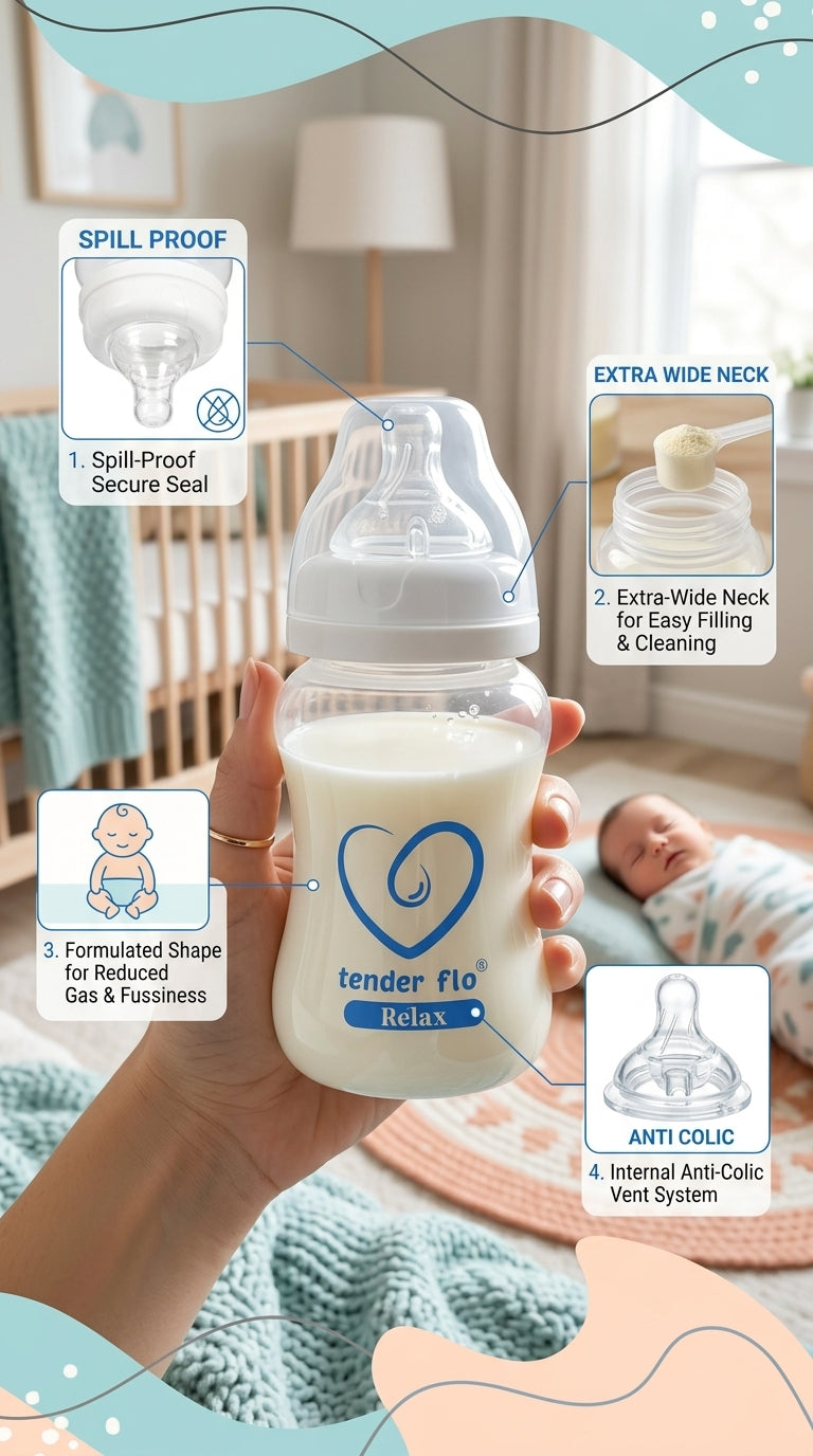Tenderflo Relax Baby Feeding Bottle