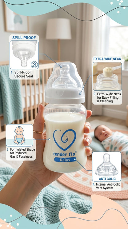 Tenderflo Relax Baby Feeding Bottle
