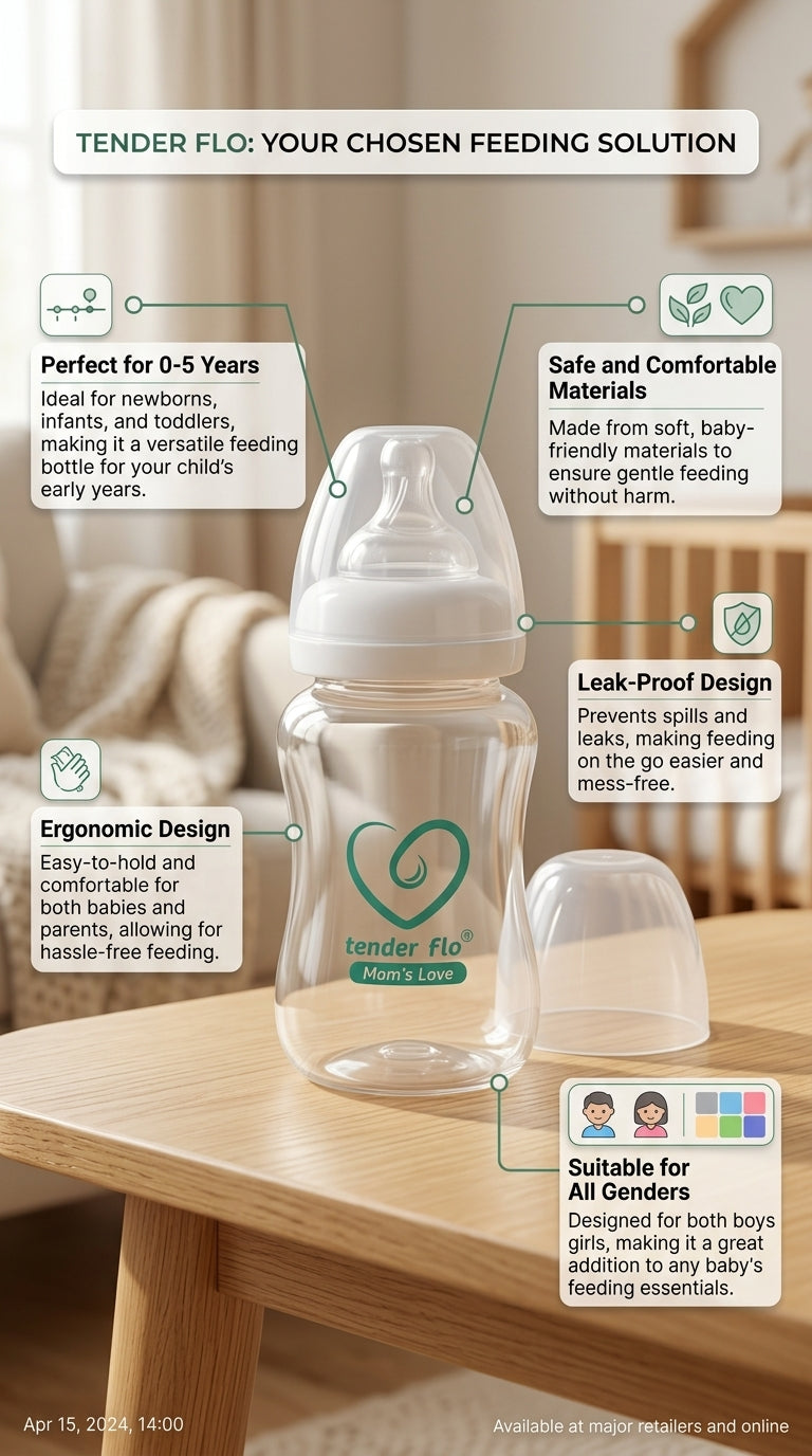 Ultra Clear Wide Mouth Feeding Bottle
