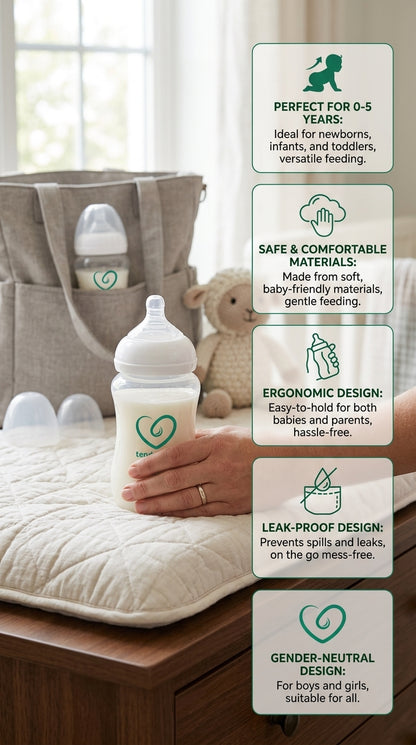 Ultra Clear Wide Mouth Feeding Bottle