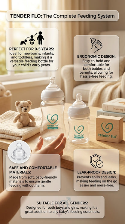 Ultra Clear Wide Mouth Feeding Bottle