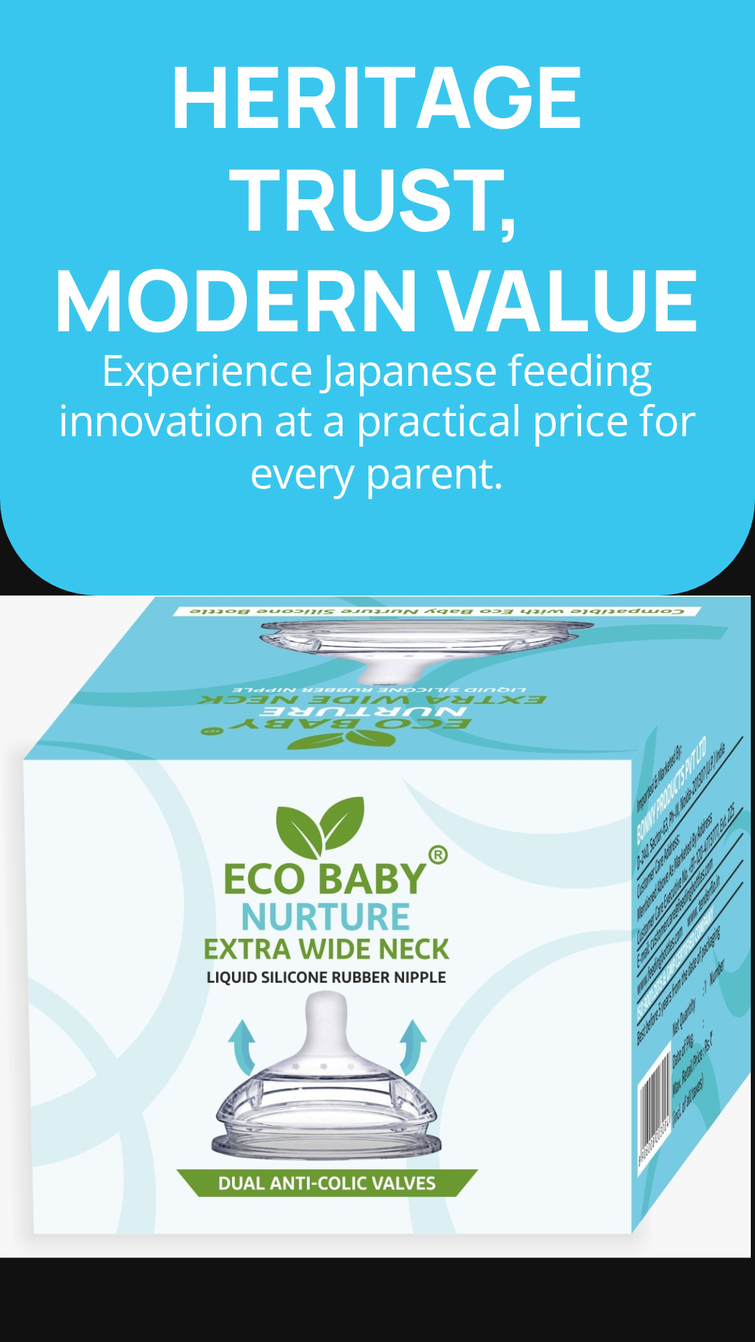 Eco Baby Silicon Nipple