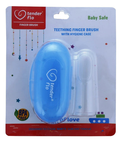 Silicon Finger Brush With Hygiene Case