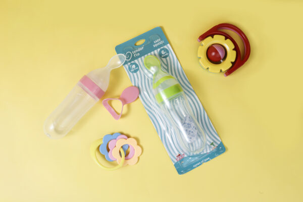 Easy Squeeze Silicon Feeding Bottle