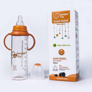 Borosilicate glass feeding bottle