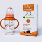 Borosilicate glass feeding bottle