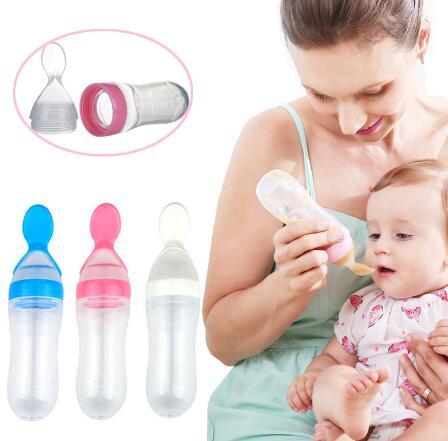 Easy Squeeze Silicon Feeding Bottle