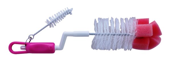 Rotary Bottle Brush with Nipple Cleaner