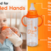 Borosilicate glass feeding bottle