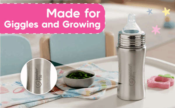 Stylo Stainless Steel feeding bottle